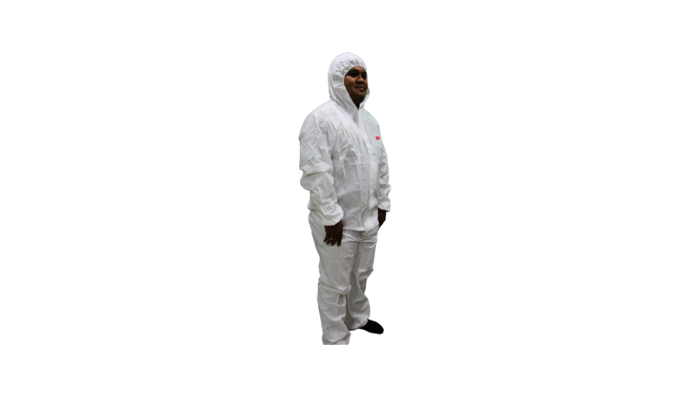 3M™ Disposable Protective Coverall 4510-L White Type 5/6 - Image 3