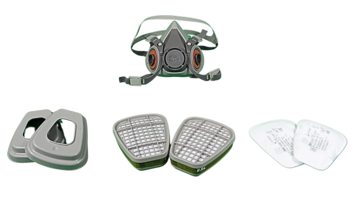 3M™ Half Facepiece Reusable Respirator 6200, Medium - Image 3