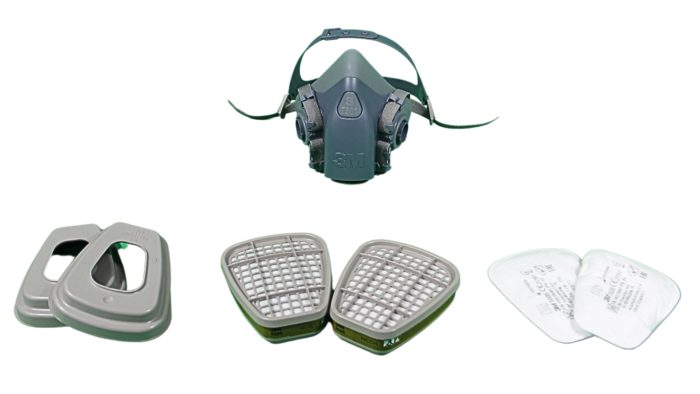 3M™ Half Facepiece Reusable Respirator 7501 Small - Image 2
