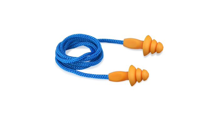Duratect 3 layer TPE Earplug, with nylon cord