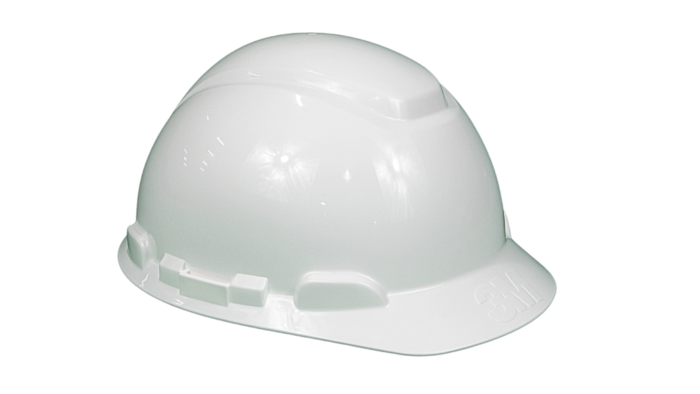 3M™ SecureFit™ Hard Hat H-701SFR-UV, White, 4-Point Pressure Diffusion Ratchet Suspension, with Uvicator - Image 2
