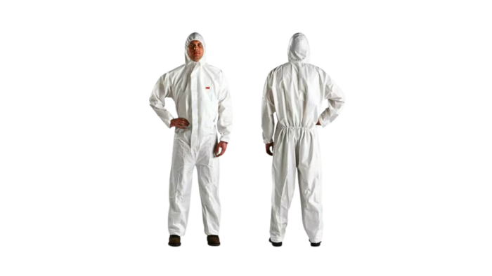 3M™ Disposable Protective Coverall 4510-L White Type 5/6