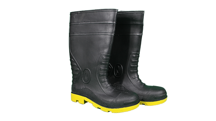 NUVOS Rubber Boots with Steel Toe