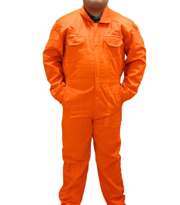 Cover-all Brush Twill Orange w/o Reflectorized - Image 2