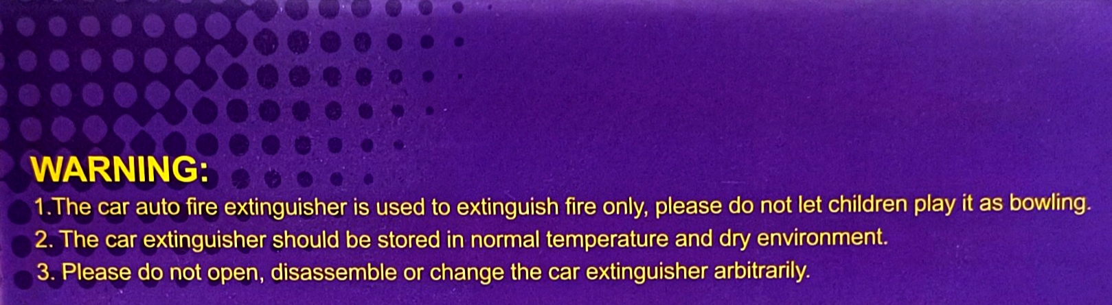 Tenyu Tech Car Auto Fire Extinguisher - Image 5